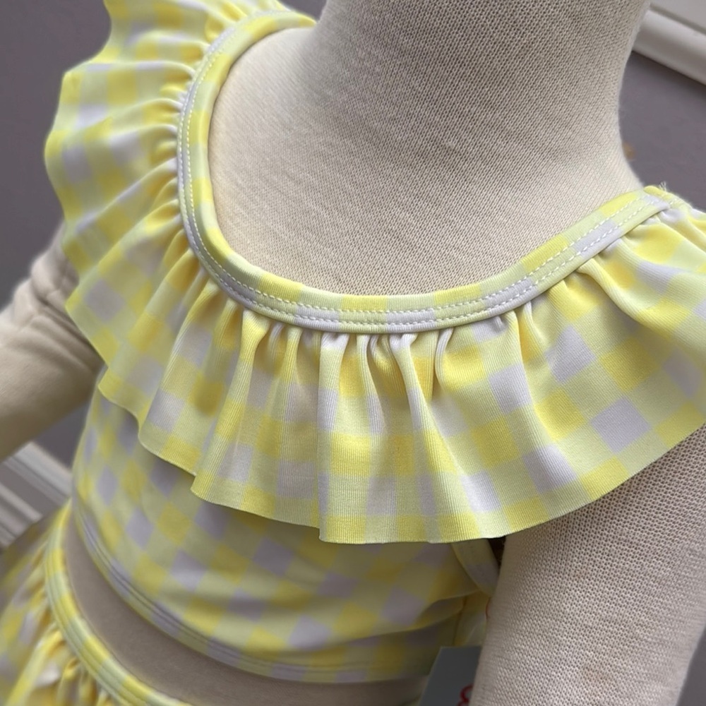 Yellow Ruffled Baby Outfit - Picture 2 of 3